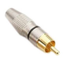 Adam Hall 7620 Conector aereo RCA negro Conector RCA para audio