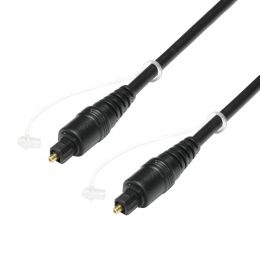Adam Hall K3DTOS4M0200 Cable de Audio de Toslink a Toslink 4 mm Ø 2,0 m