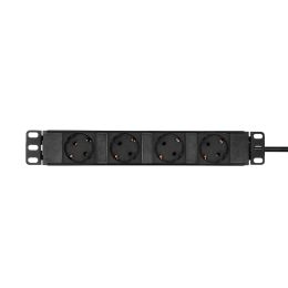 Adam Hall PDU 4 Mount Regleta alimentación de 4 enchufes