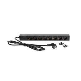 Adam Hall Rack PDU 8S Regleta alimentación de 8 enchufes