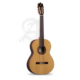 Alhambra Iberia Ziricote + funda acolchada 25 mm Guitarra Española + Funda 9738