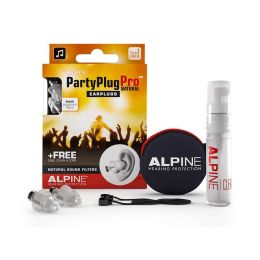 Alpine Hearing Protection PartyPlug Pro Transparentes Tapones protectores