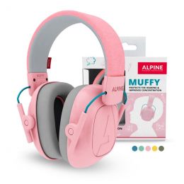 Alpine Hearing Protection Muffy 2.0 Pink Auriculares de protección auditiva