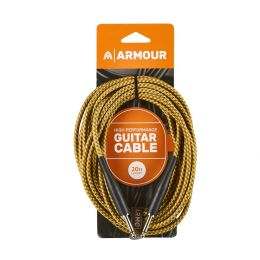 Armour GW20G  Cable de guitarra de 6 m acabado en tela
