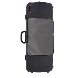 Bam Estuche de viola Hightech rectangular con bolsa 2202XL Carbon