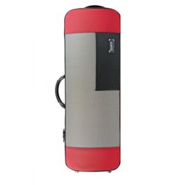 Bam Estuche de viola Stylus rectangular 15" 3/4 (40 cm) 5140S Red Rojo