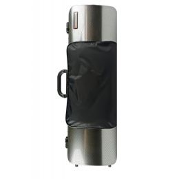 Bam Estuche de violín rectangular Hightech con bolsa 2011XL 4/4 Silver carbon
