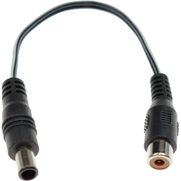 CIOKS DC LINK ADAPTER BLACK L0110 eiaj to rca 24v 10cm