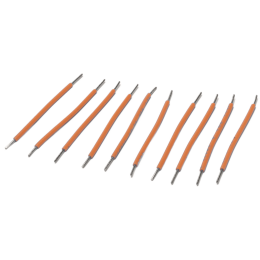 Coppersound Pedals PRE-CUT STRIPPED WIRE 2 Orange