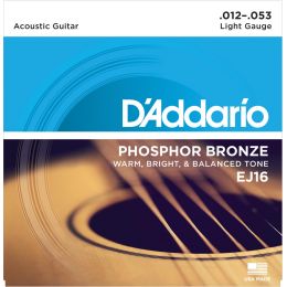 D'Addario EJ16 - Phosphor Bronze Light [12-53]