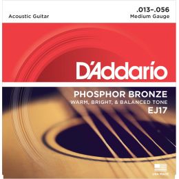 D'Addario EJ17 - Phosphor Bronze Medium [13-56]
