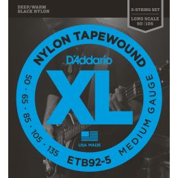 D'Addario ETB92-5 Tapewound 5-String Medium Long Scale [50-135]
