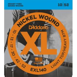 D'Addario EXL140 - XL Light Top / Heavy Bottom [10-52]