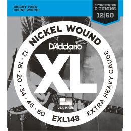 D'Addario EXL148 Nickel Wound, Extra-Heavy [12-60]
