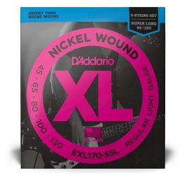 D'Addario EXL170-5 Juego de 5 cuerdas para bajo