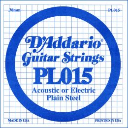 D'Addario PL015 Cuerda para Guitarra Eléctrica y Acústica