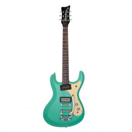 Danelectro 64 Aqua Blue Guitarra eléctrica de doble cutaway