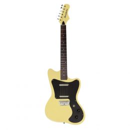 Danelectro 67 Dano Yellow Gloss Guitarra eléctrica con cuerpo tipo Offset