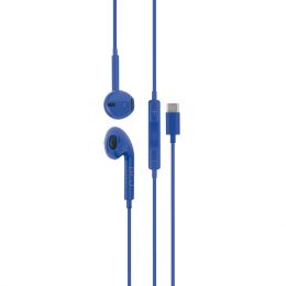 DCU Tecnologic Auriculares USB Tipo C Stereo Azul