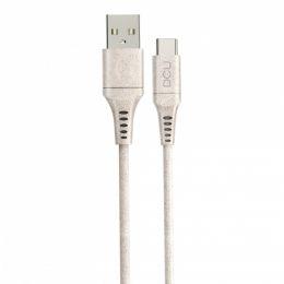 DCU Tecnologic Cable USB Tipo C a USB A ECO Friendly 1.5 m Cable USB para sincronización y carga
