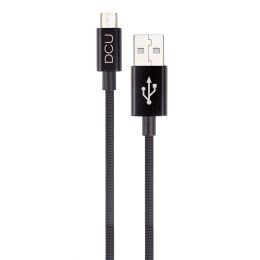 DCU Tecnologic Conexión Micro USB – Usb Soft Negro 1m