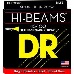 DR Strings MLR-45 HI-BEAM Juego de cuerdas medium-light para bajo eléctrico 