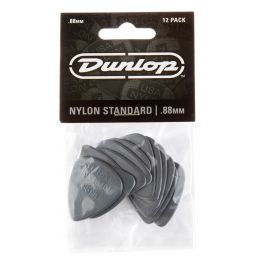 Dunlop 44P88 Pack de 12 puas Nylon Standard .88 mm