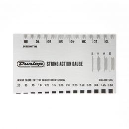 Dunlop Action Gauge DGT04 Regla de medición para ajuste de cuerdas