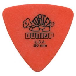 Dunlop Púa Player Tortex Triangle 0,60mm Púa para bajo eléctrico y acústico