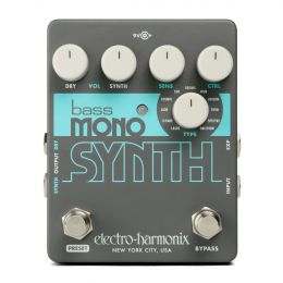 Electro-Harmonix Bass Mono Synth Pedal de efectos de sintetizador para bajo