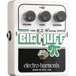 Electro-Harmonix BIG Muff PI With Tone Wicker Pedal fuzz tone wicker