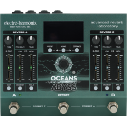 Electro-Harmonix Oceans Abyss Pedal reverb avanzado