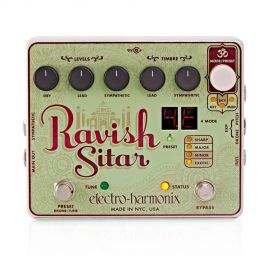 Electro-Harmonix Ravish Sitar Emulator Pedal de efecto para guitarra que emula el sonido de un sitar