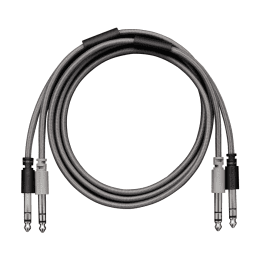 Elektron CA-30-TW Cable de audio balanceado doble jack mono a jack mono de 300 cm