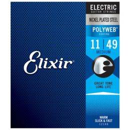 Elixir strings Polyweb 12100 11-49 Juego de cuerdas para guitarra eléctrica