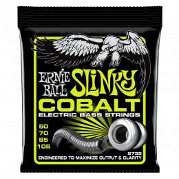 Ernie Ball EB2732 Slinky Cobalt regular (50-105) Juego de cuerdas para bajo eléctrico
