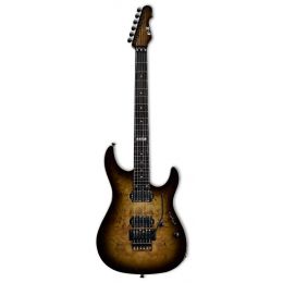 ESP E-II SN-II Nebula Black Burst Guitarra eléctrica de cuerpo sólido