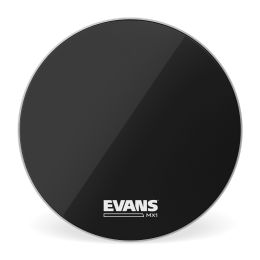 Evans BD14MX1B Parche de bombo negro de 14"
