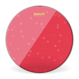Evans BD22HR Parche de bombo hidráulico rojo, 22 pulgadas