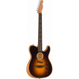 Fender Acoustasonic Player Telecaster Rosewood Shadow Burst Guitarra electroacústica híbrida