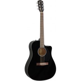Fender CD 60SCE Negra (BLK) Guitarra electroacústica Fender tipo dreadnought