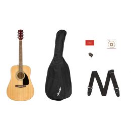 Fender FA-115 Dreadnought Pack Guitarra acústica tipo dreadnought + funda y accesorios