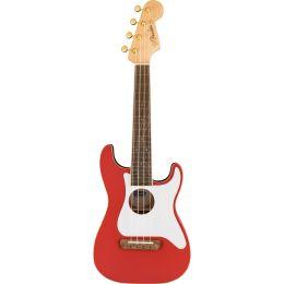 Fender FSR Fullerton Strat Uke Fiesta Red Ukulele Concierto