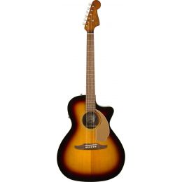 Fender Newporter Player WN Sunburst Guitarra electroacústica