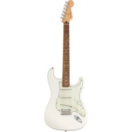 Fender Player Stratocaster PF Polar White Guitarra eléctrica Fender Stratocaster