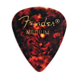 Fender Tortoise Shell 351 Shape Medium Púa para guitarra 