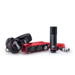 Focusrite Scarlett 2i2 Studio 3rd Gen Pack Focusrite con tarjeta de sonido USB, micrófono, auriculares y cable
