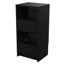 Glorious Vinyl Vault Black Mueble para vinilos