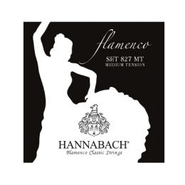 Hannabach 827 MT Negra Flamenco Juego de cuerdas para guitarra flamenca