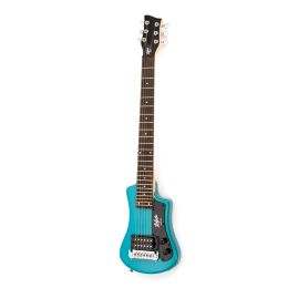 Hofner Shorty Azul Guitarra eléctrica de viaje